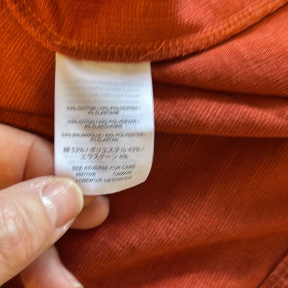 Madewell top, cross tie back L - Picture 4 of 5